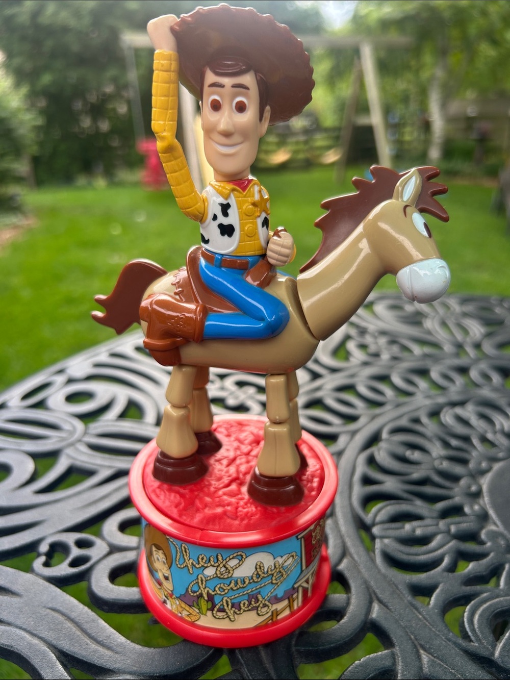 1999 McDonalds Toy Story 2
Woody's Round Up Candy
Dispenser Woody & Bullseye